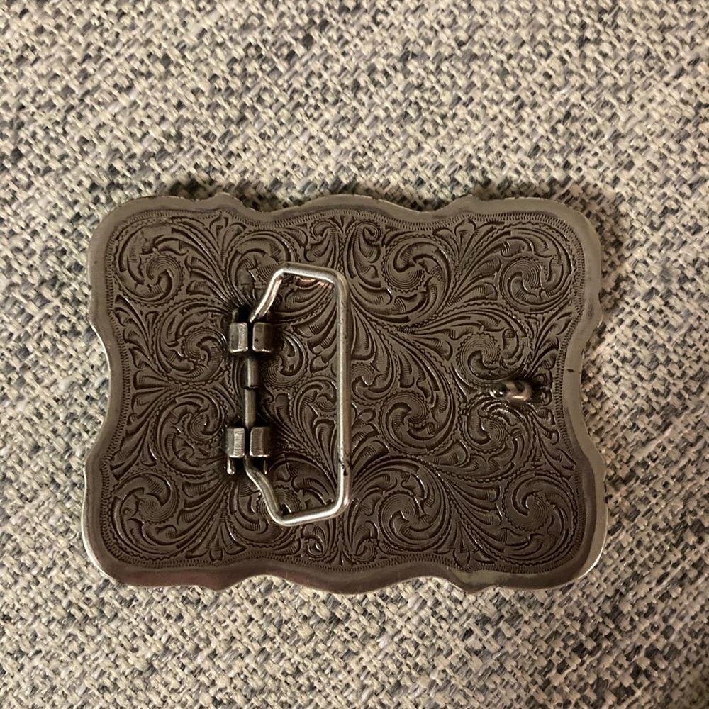 Religious Rodeo Cross Belt Buckle - Picture 2 of 2